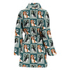 Caveliar King Charles Spaniel Dog Pattern Print Women's Bath Robe