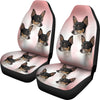 Toy Fox Terrier Dog Print Car Seat Covers