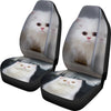 White Persian Cat Car Seat Covers