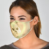 Cute Persian Cat Print Face Mask