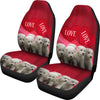 Central Asian Shepherd Dog Print Car Seat Covers