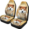 Akita Dog Print Car Seat Covers