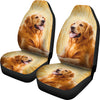 Golden Retriever Print Car Seat Covers