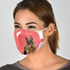 German Shepherd Print Face Mask