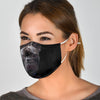 French Bulldog On Black Print Face Mask