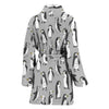 Penguin Bird Pattern Print Women's Bath Robe