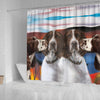 English Springer Spaniel Print Shower Curtain