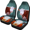 Hereford Cattle (Cow) Print Car Seat Covers