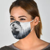 Norwegian Elkhound Print Face Mask