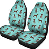 German Shorthaired Pointer Dog Pattern Print Car Seat Covers