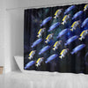 Cynotilapia Afra Fish Print Shower Curtains