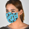 Bouvier des Flandres Dog Love Patterns Print Face Mask