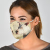 Cute Pit Bull Terrier Print Face Mask