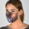 Miniature Bull Terrier Print Face Mask