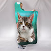 American Wirehair Cat Print Hooded Blanket