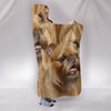 Brussels Griffon Dog Print Hooded Blanket