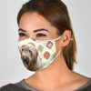 Briard Dog Print Face Mask