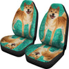 Shiba Inu Dog Print Car Seat Covers