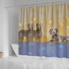 Amazing Weimaraner Dog Print Shower Curtain