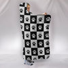 Paws Print Hooded Blanket