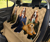 Basset Hound Gentlemen Print Pet Seat Covers
