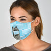 Keeshond Dog Print Face Mask