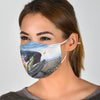 Rainbow trout Fish Print Face Mask