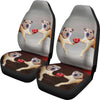 Border Terrier Print Car Seat Covers