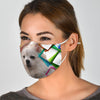 Lovely American Eskimo Dog Print Face Mask