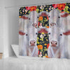 Charolais Cattle (Cow) Print Shower Curtains