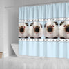 Himalayan guinea pig Print Shower Curtain