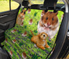 Cute Syrian Hamster Print Pet Seat Covers