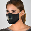 Anatolian Shepherd Black Print Face Mask