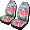 Pomeranian Dog Print Car Seat Covers