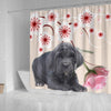 Neapolitan Mastiff Print Shower Curtain