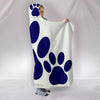 Dog Paws Art Print Hooded Blanket