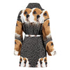 Beagle Dog 3D Print Women's Bath Robe