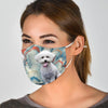 Bichon Frise Print Face Mask