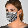 Lovely Toyger Cat Print Face Mask