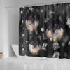 Finnish Lapphund Print Shower Curtains