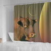 Senepol Cattle (Cow) Print Shower Curtain