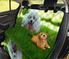 Cute Poodle Dog Print Pet Seat Covers