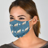 Balinese Cat Patterns Print Face Mask