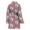 Australian Shepherd Dog Pattern Print Women's Bath Robe