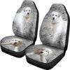 Great Pyrenees Dog Print Car Seat Covers