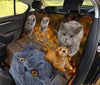 British Shorthair Cat Print Pet Seat Covers