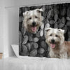 Glen Of Imaal Terrier Print Shower Curtains