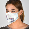 Lovely Rainbow trout Fish Print Face Mask