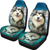 Alaskan Malamute Print Car Seat Covers