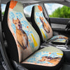 Cute American Pit Bull Terrier Print Car Seat Covers